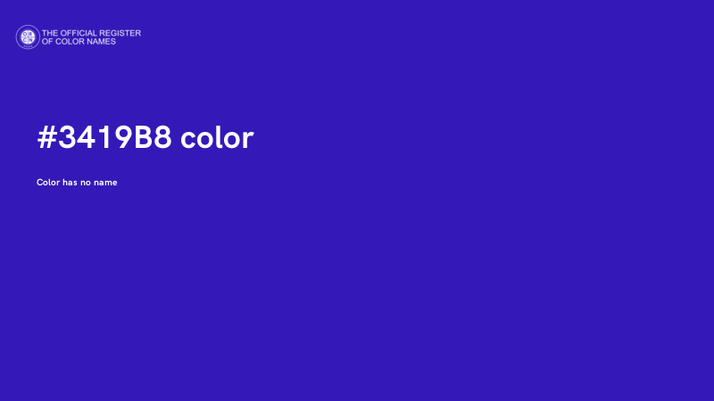 #3419B8 color image