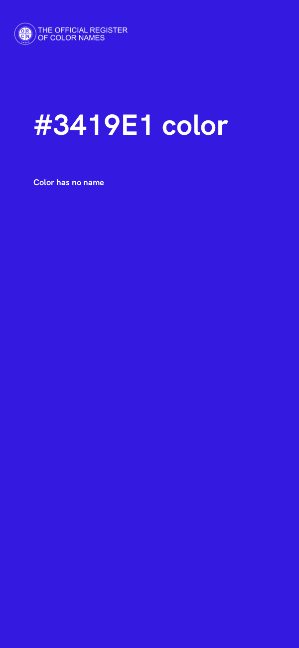 #3419E1 color image