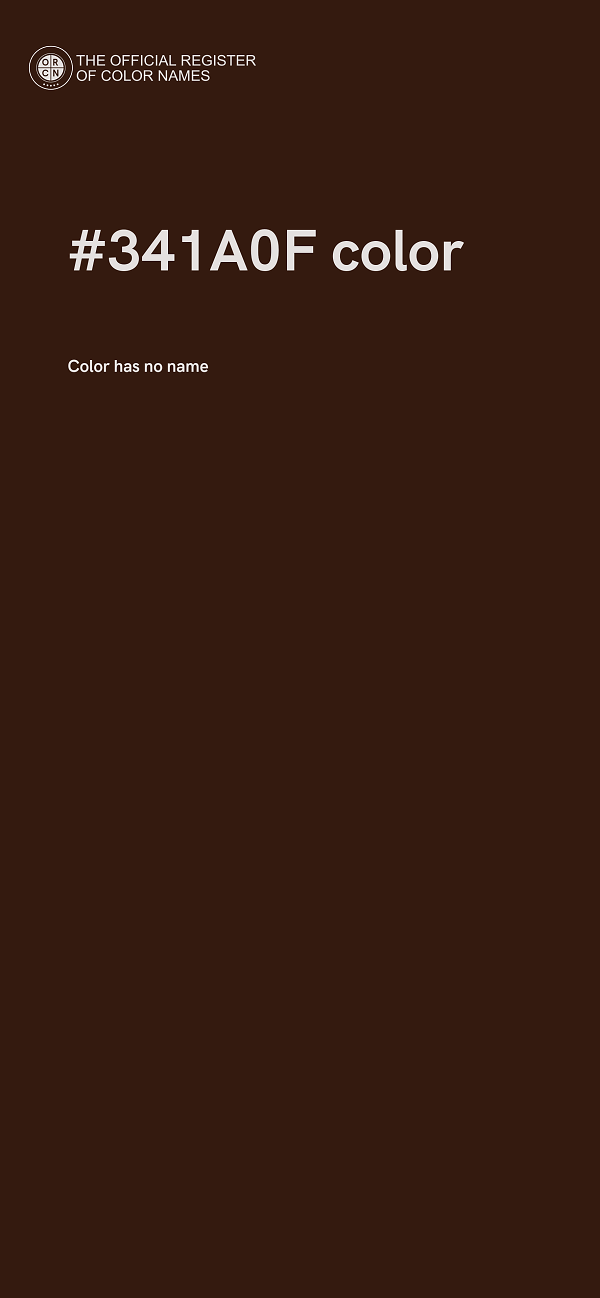 #341A0F color image