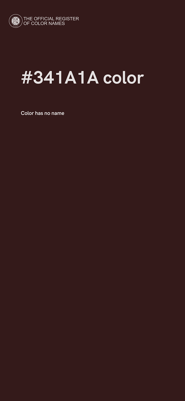#341A1A color image