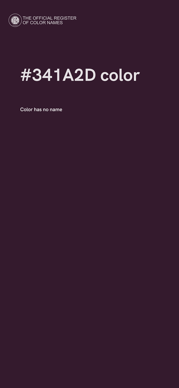 #341A2D color image