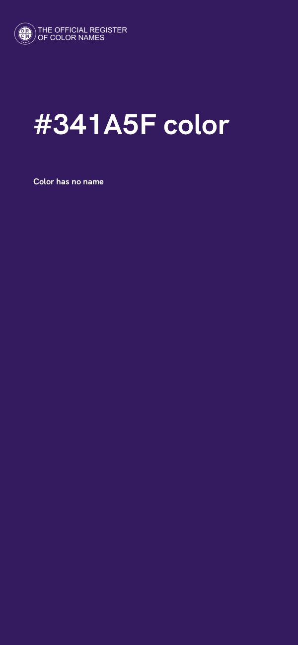 #341A5F color image