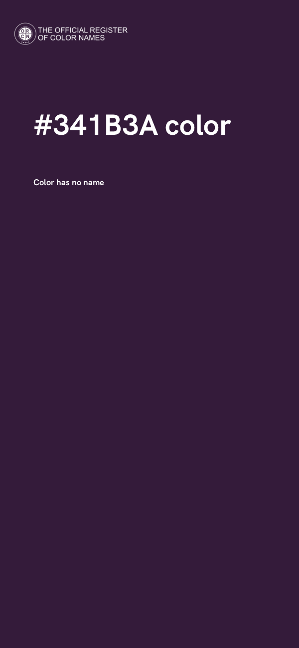 #341B3A color image
