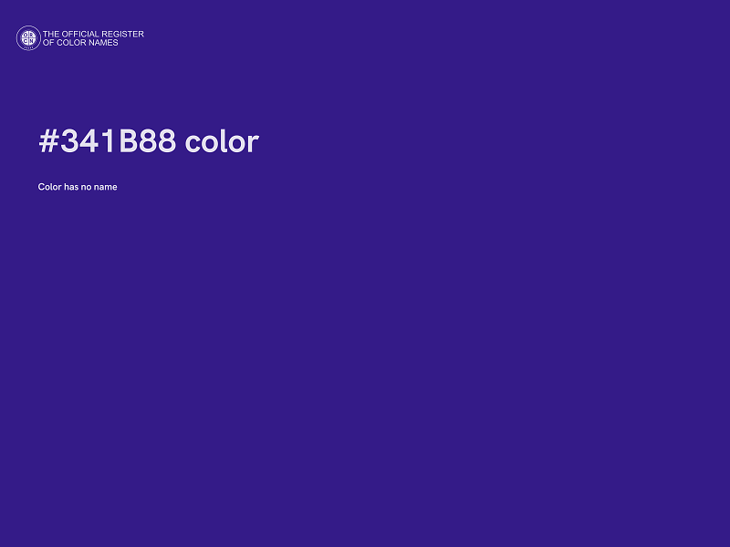 #341B88 color image