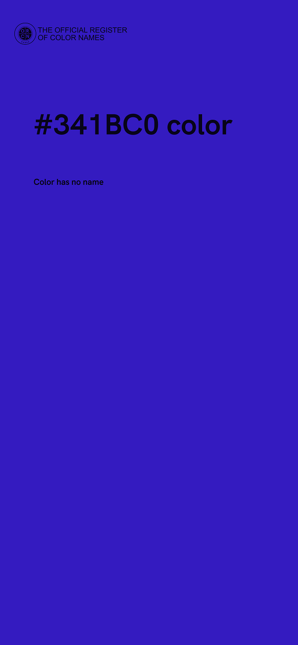 #341BC0 color image