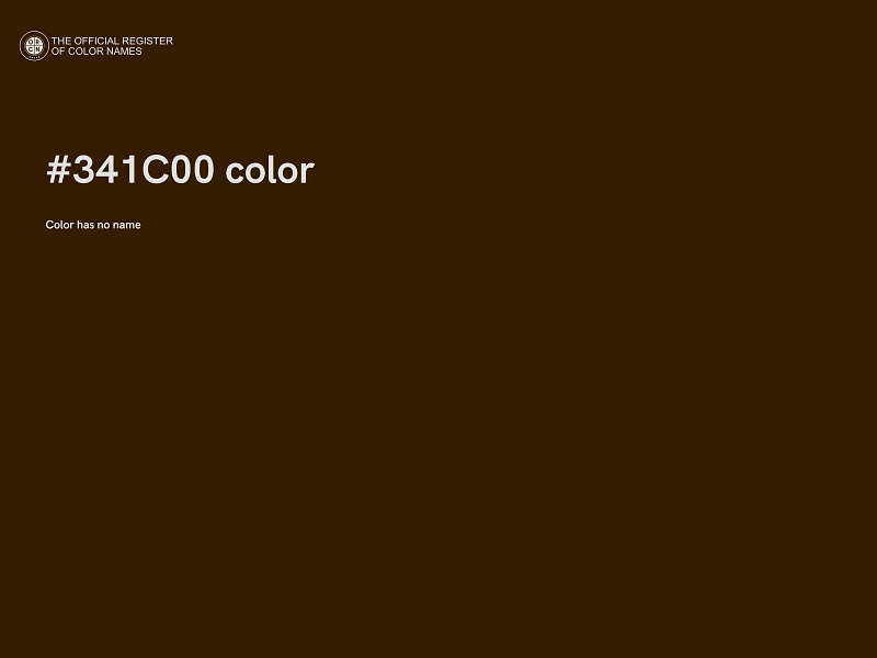 #341C00 color image