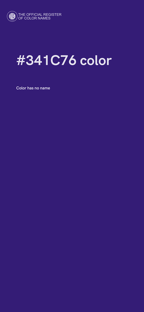 #341C76 color image