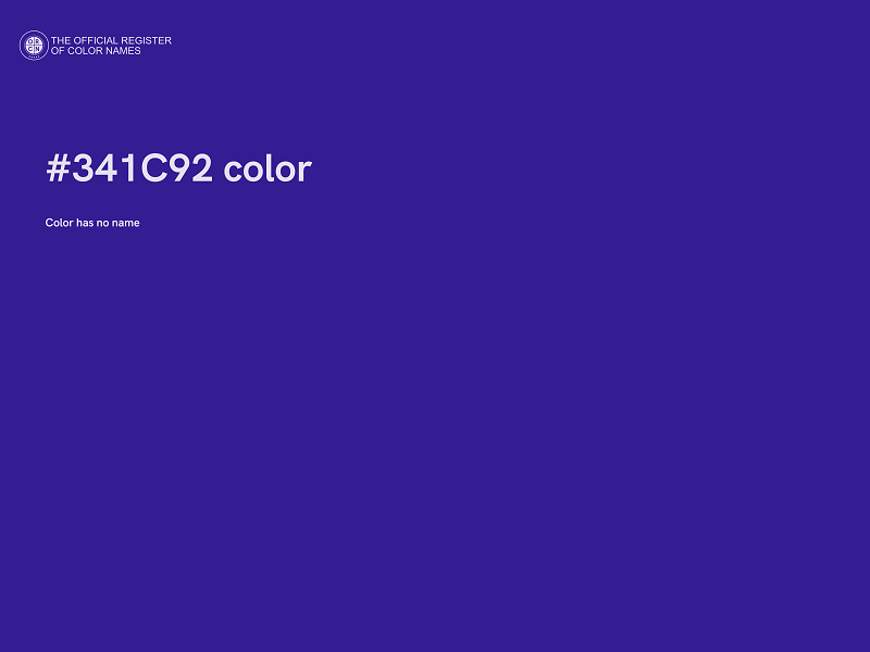 #341C92 color image