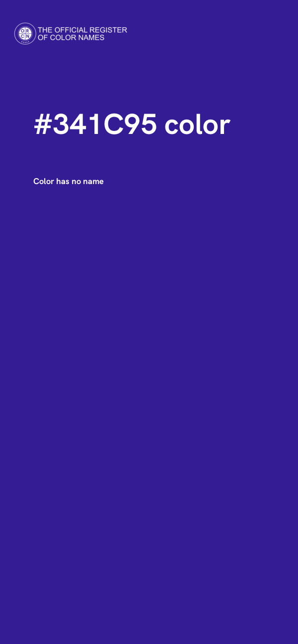 #341C95 color image