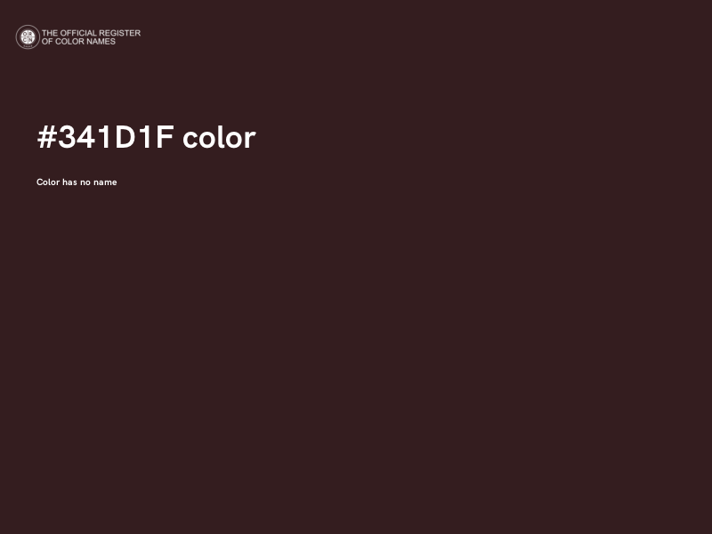 #341D1F color image
