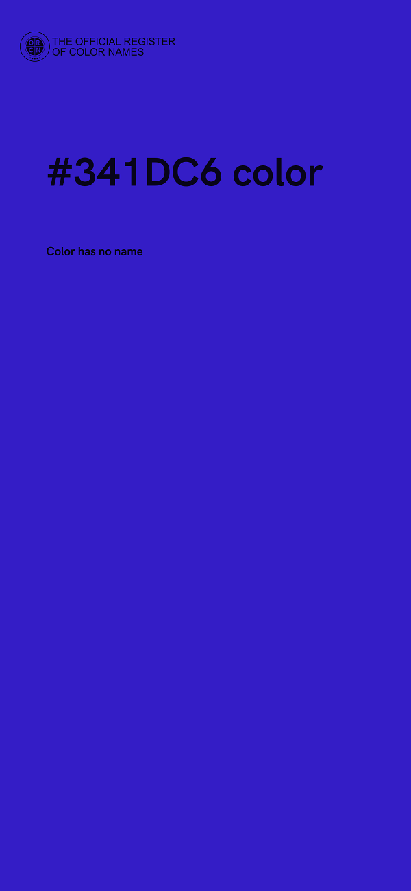 #341DC6 color image