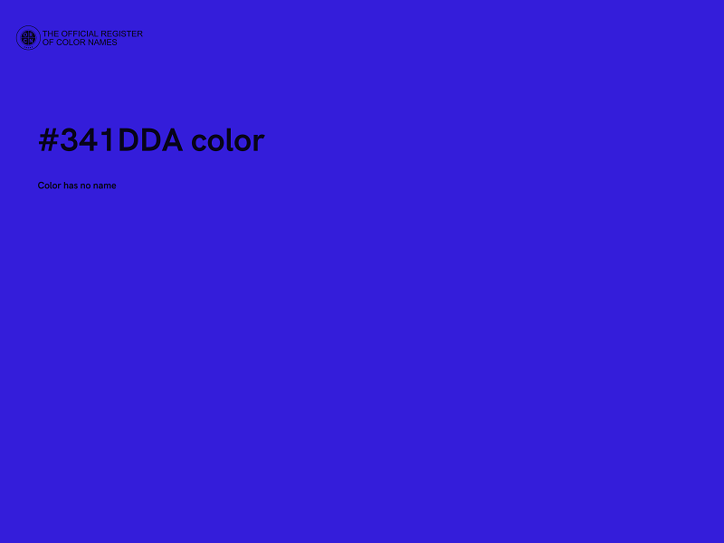 #341DDA color image