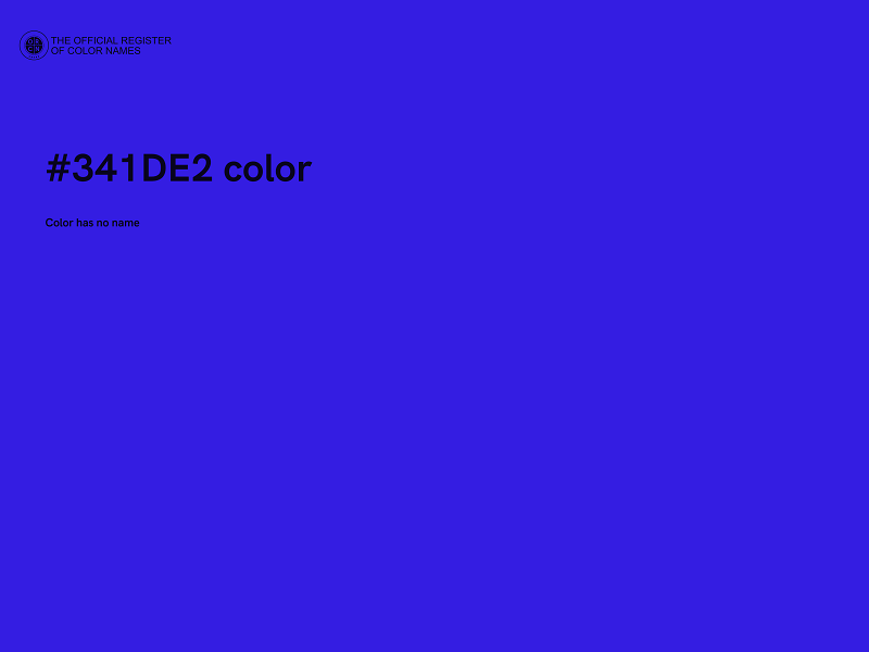 #341DE2 color image