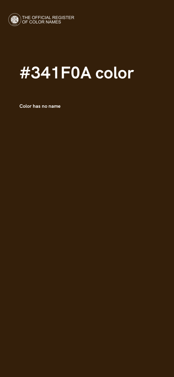 #341F0A color image