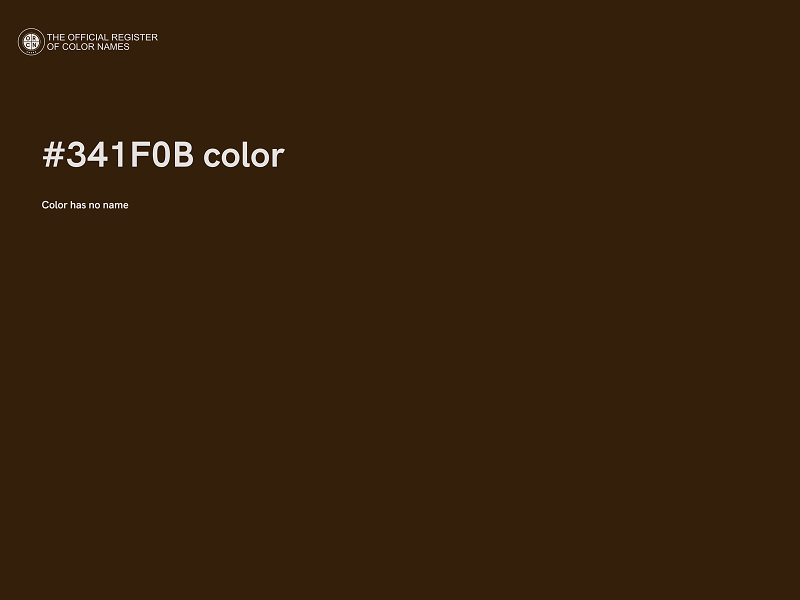 #341F0B color image