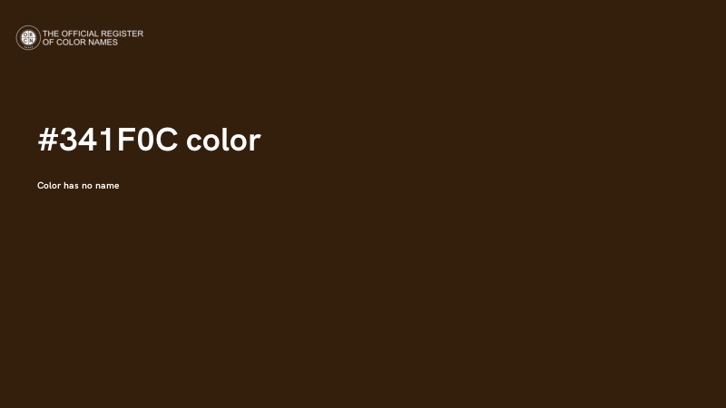#341F0C color image