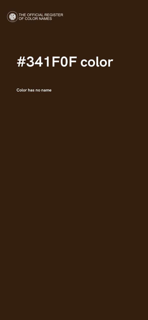 #341F0F color image