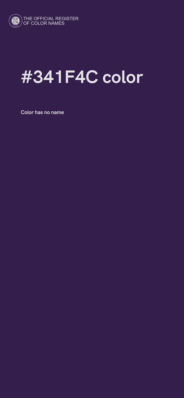 #341F4C color image