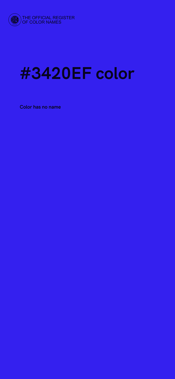 #3420EF color image