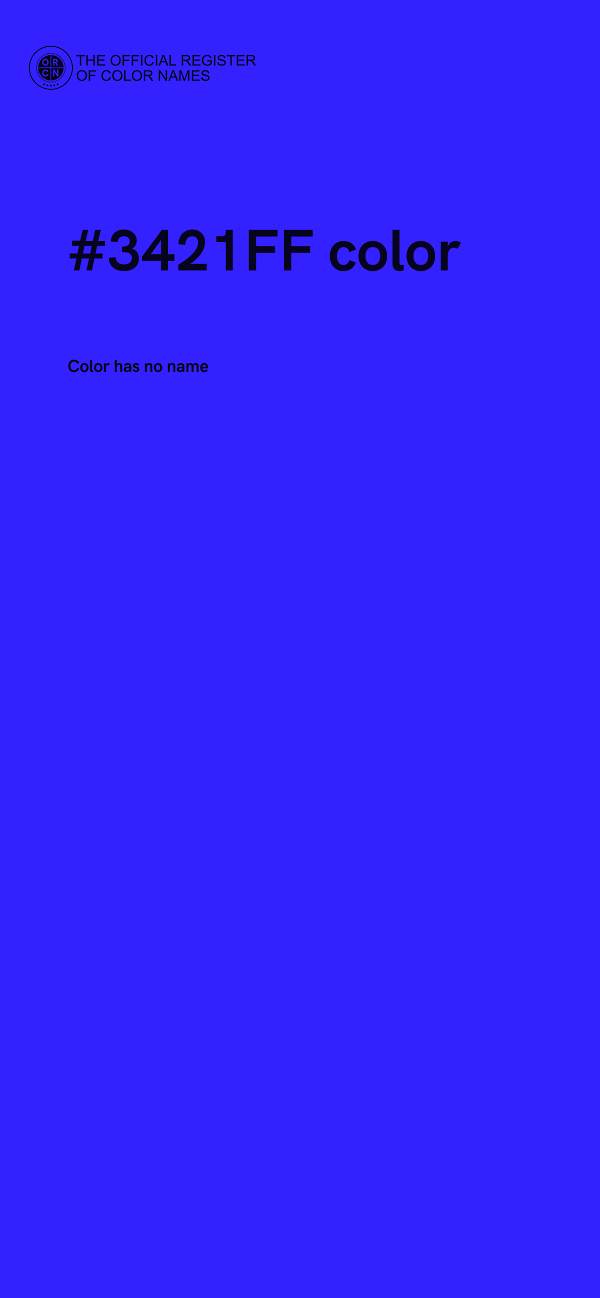 #3421FF color image