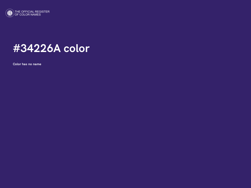 #34226A color image