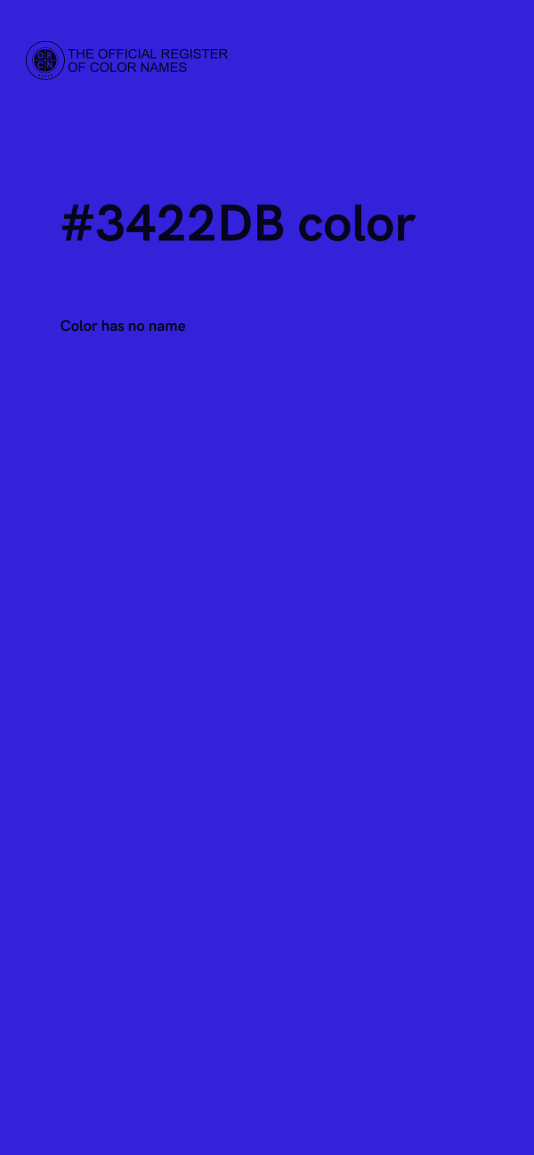 #3422DB color image