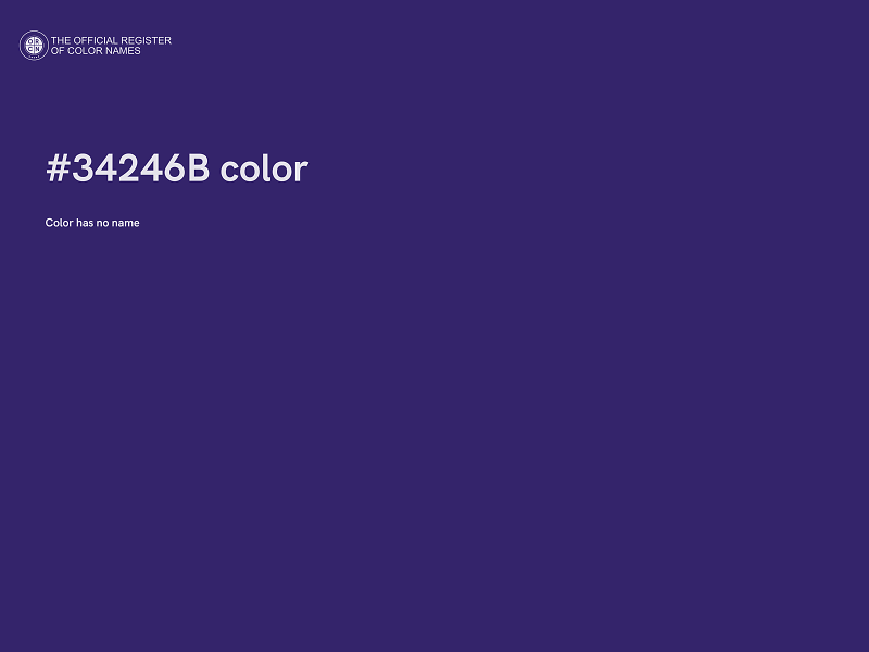 #34246B color image