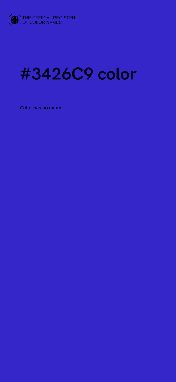 #3426C9 color image