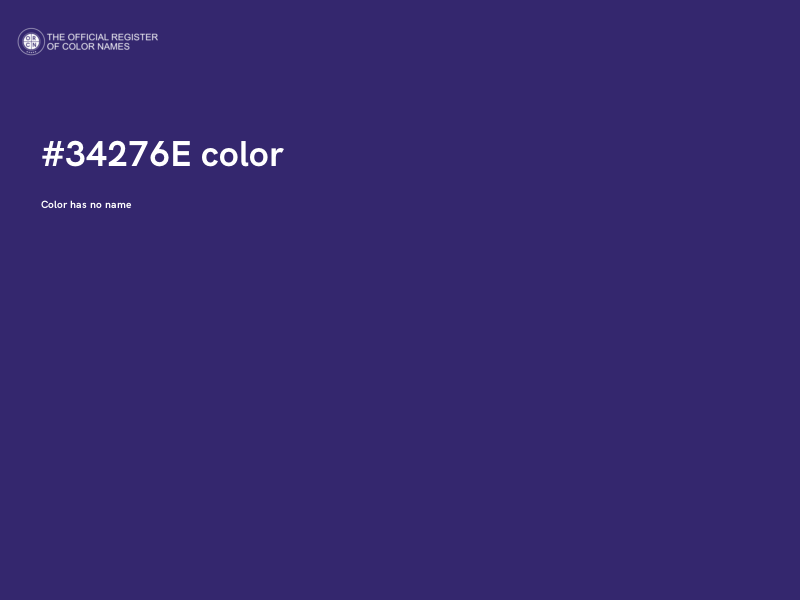 #34276E color image