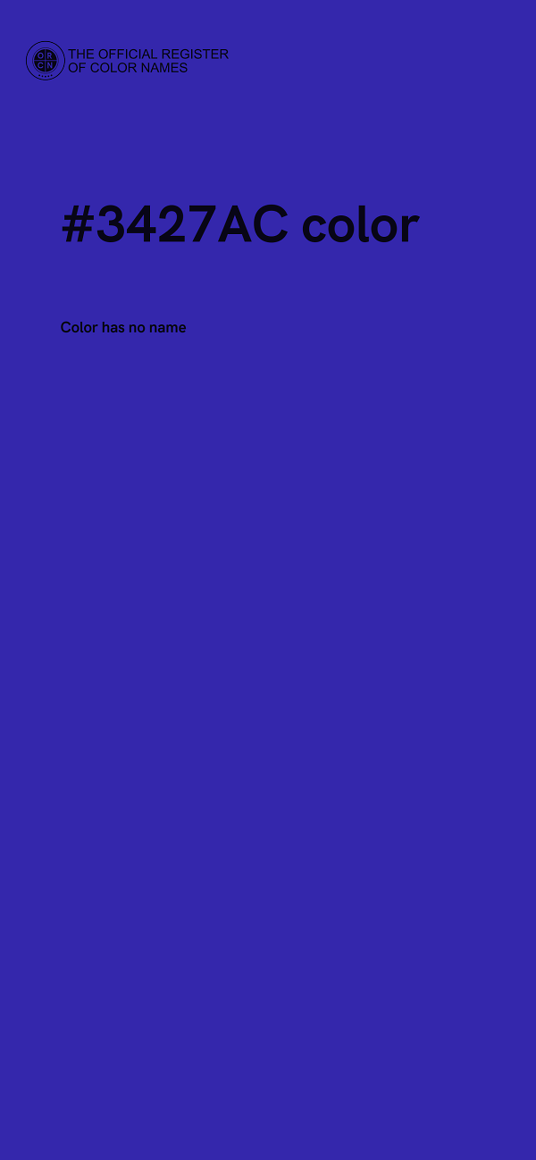 #3427AC color image