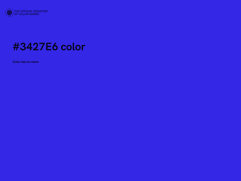 #3427E6 color image