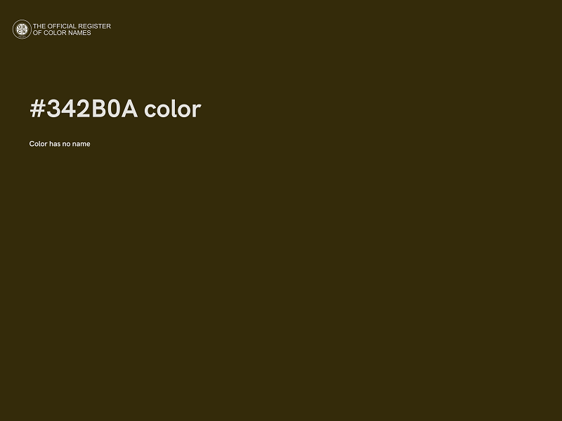 #342B0A color image