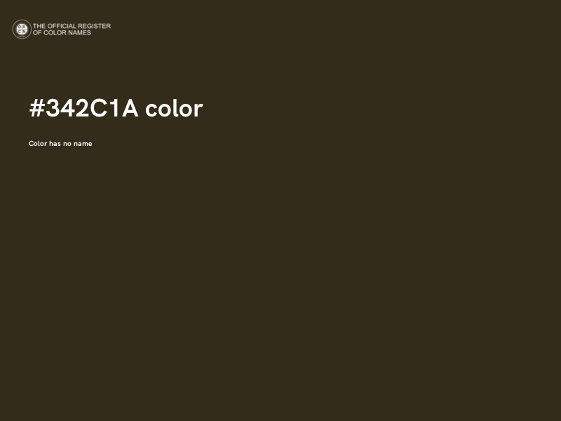 #342C1A color image