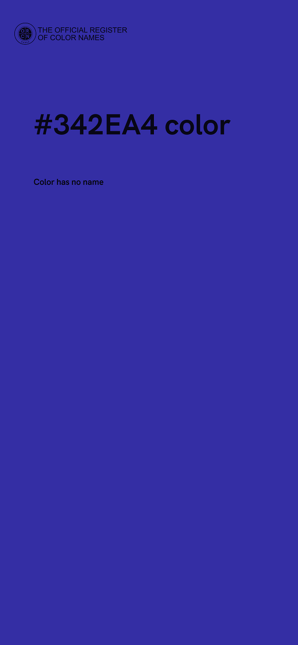 #342EA4 color image