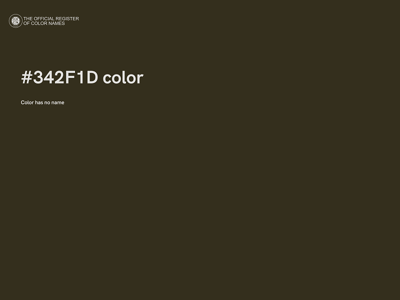 #342F1D color image