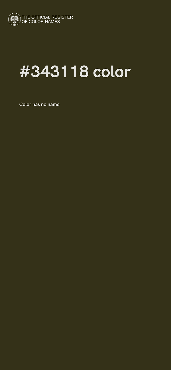 #343118 color image