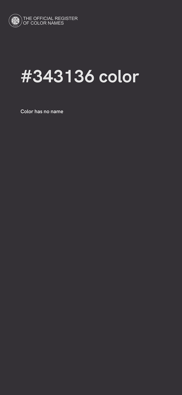 #343136 color image