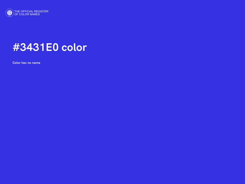 #3431E0 color image