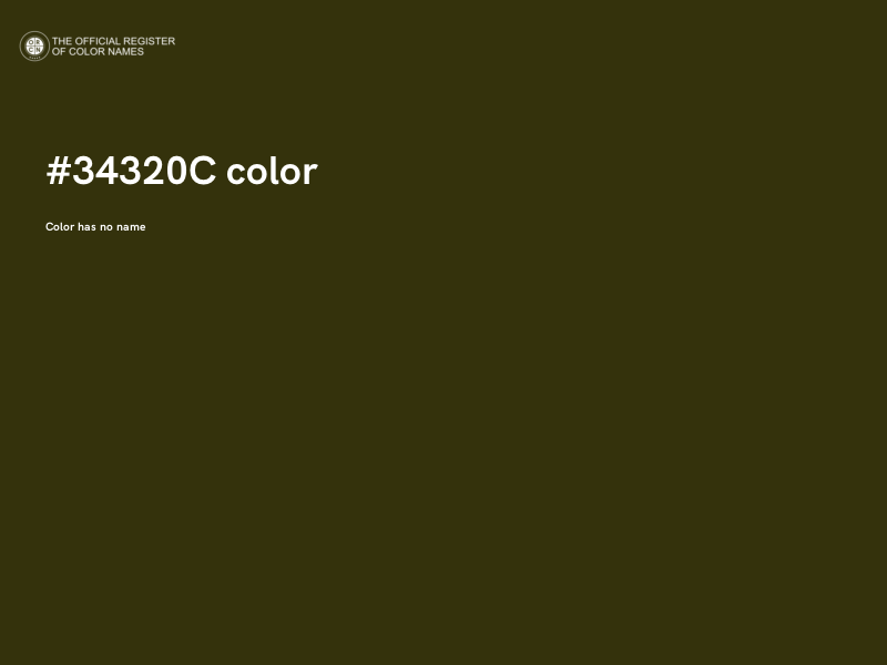 #34320C color image