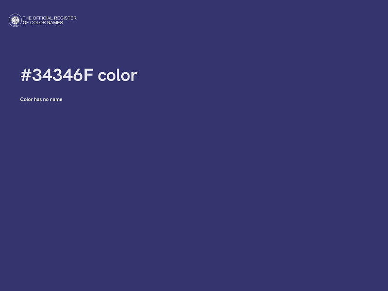 #34346F color image