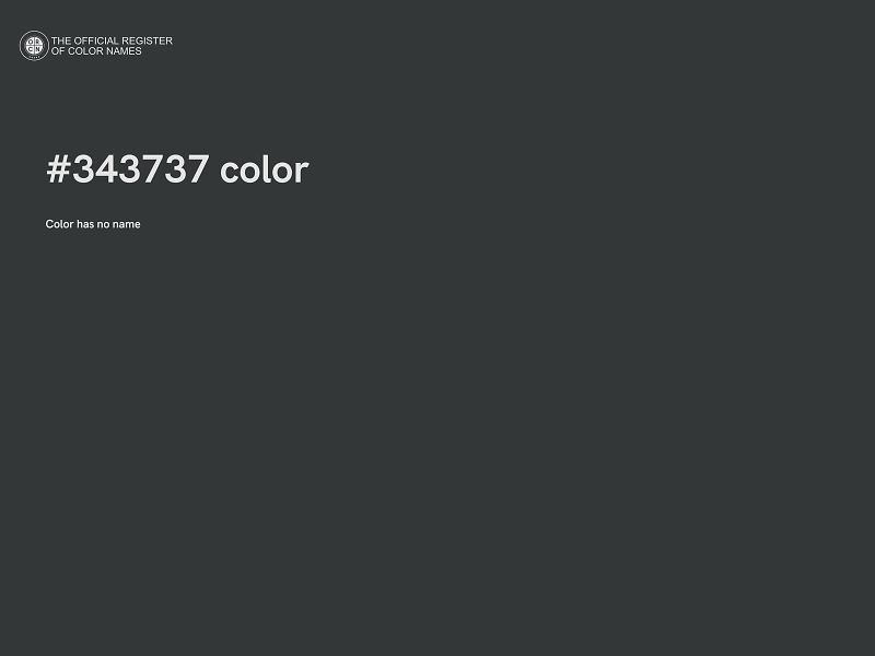 #343737 color image