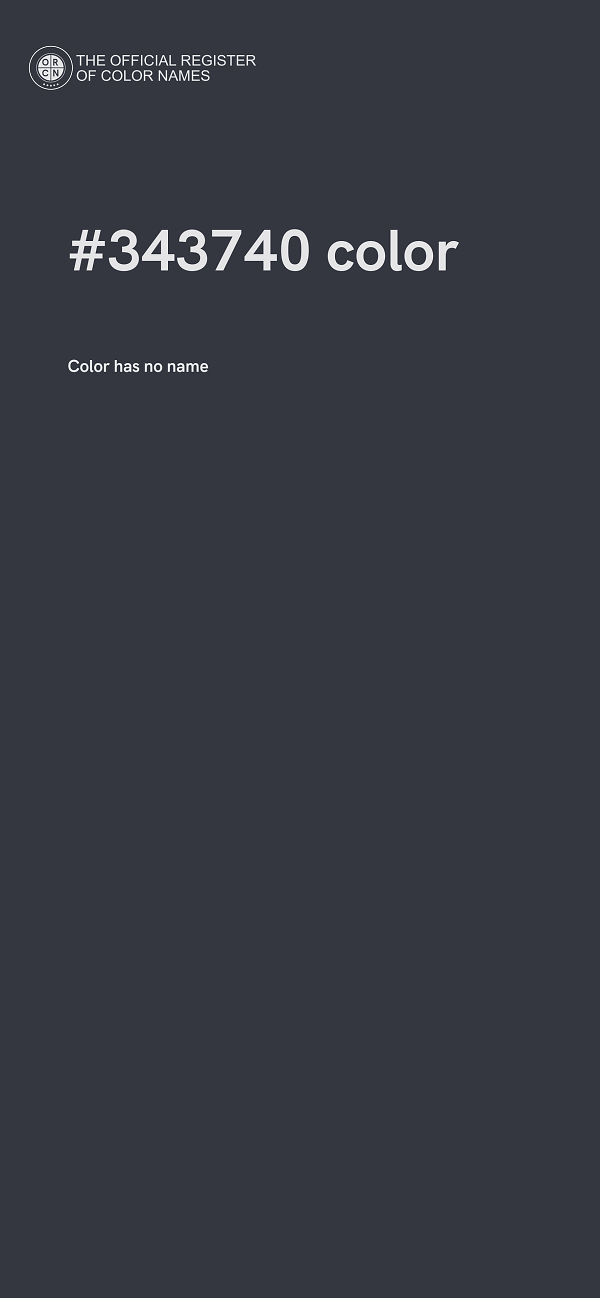 #343740 color image