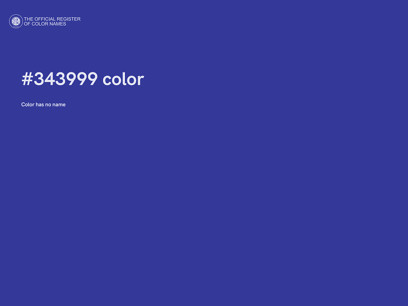 #343999 color image