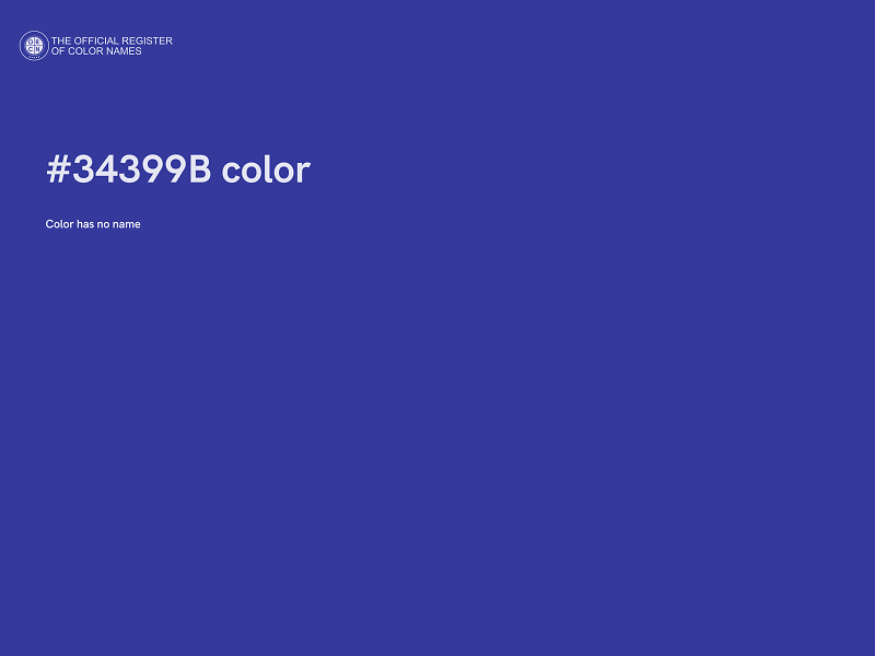#34399B color image