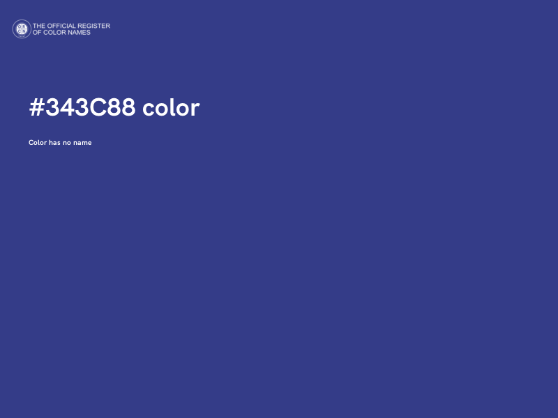 #343C88 color image