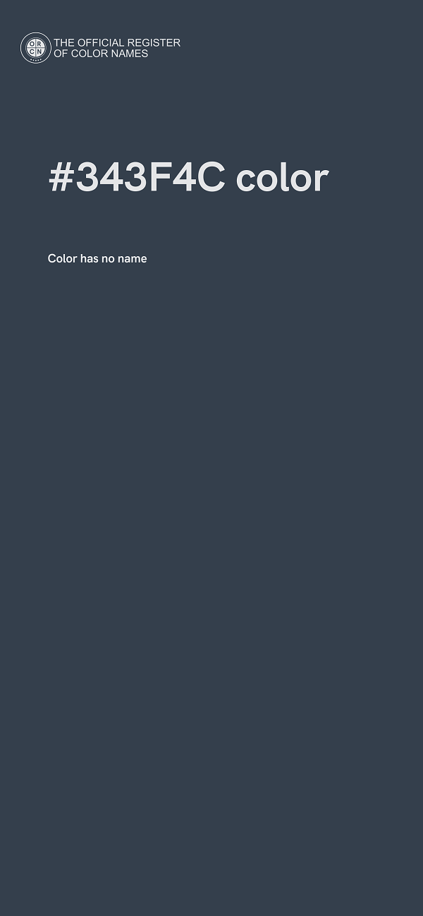 #343F4C color image