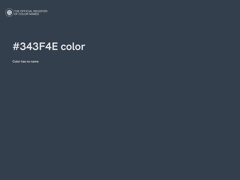 #343F4E color image