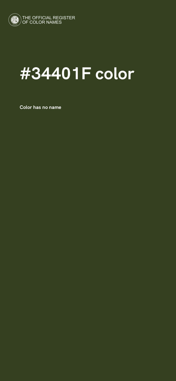 #34401F color image
