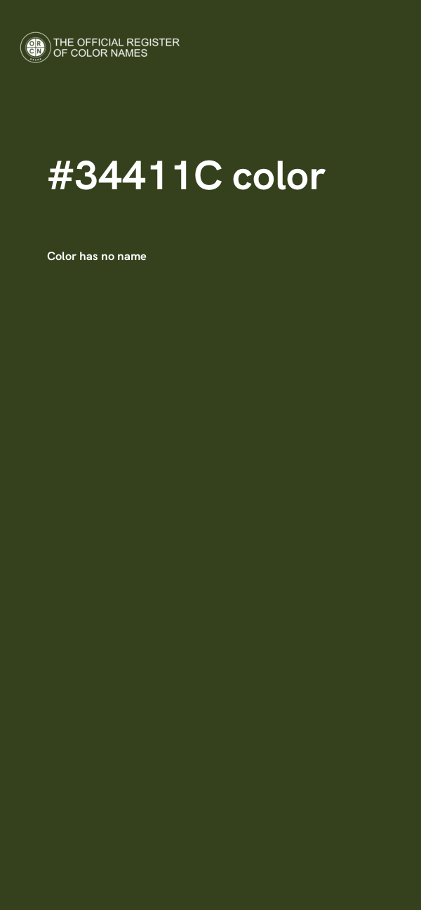 #34411C color image