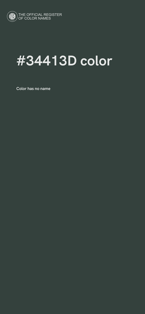 #34413D color image